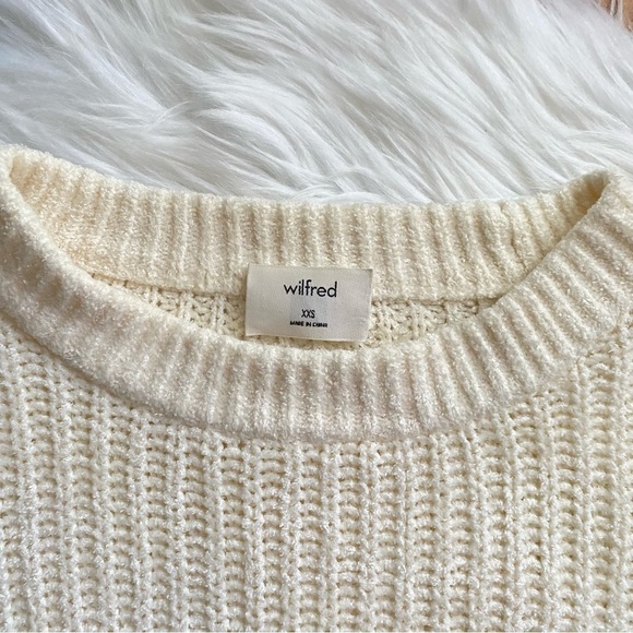 WILFRED Cream Chenille Sweater - Picture 4 of 12